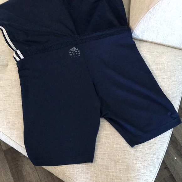 Adidas Navy Blue Athletic Shorts - Picture 10 of 14